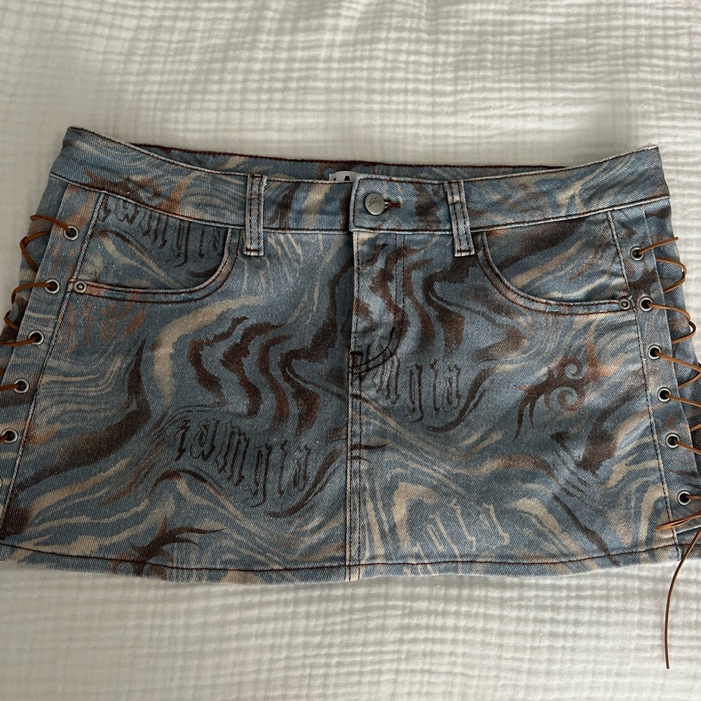 I AM GIA Calee Skirt - Blue print